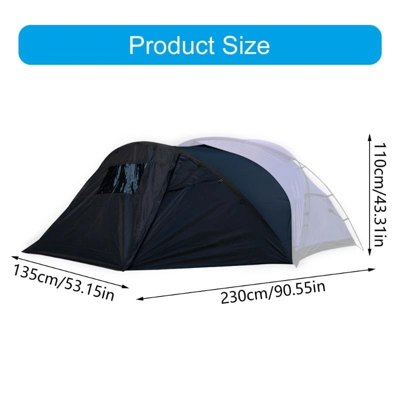 

5asd Family Camping Tent for Camping Beach with Quality Frame and Strong Ventilation