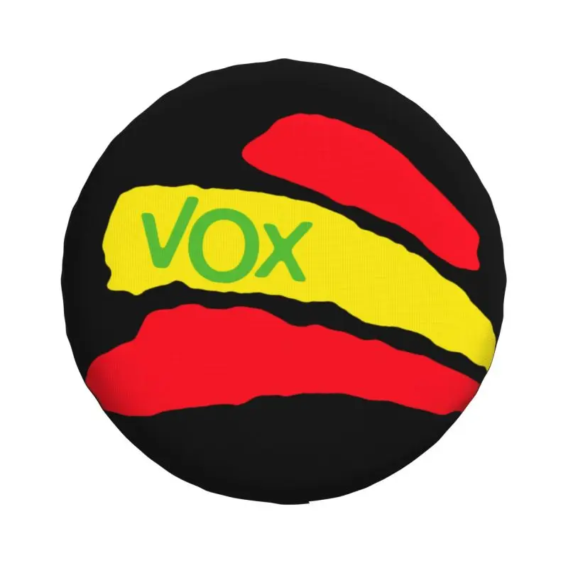 Custom Vox Spanish Flag Spare Tire Cover for Honda CRV Spain Political Party 4WD 4x4  Car Wheel Protector 14