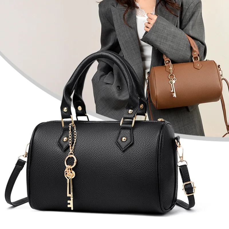 

2025 Новая женская сумка через плечо, роскошный дизайн, модная женская сумка через плечо, черная винтажная сумка-конверт из искусственной кожи с цепочкой сумка женская