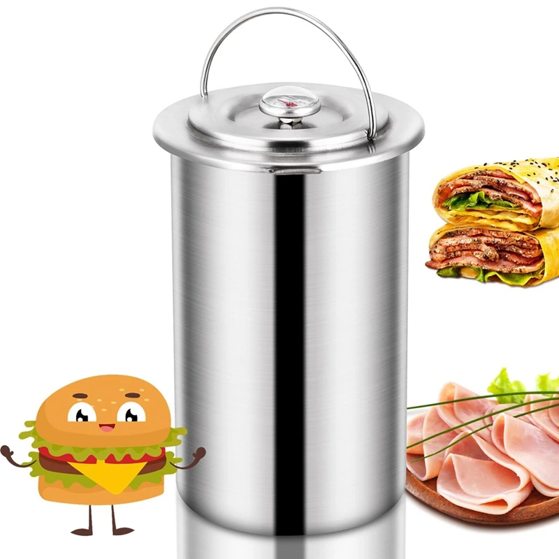

A52I-Pressure Ham Maker, Stainless Steel Meat Press For Making Homemade Delimeat With Thermometer