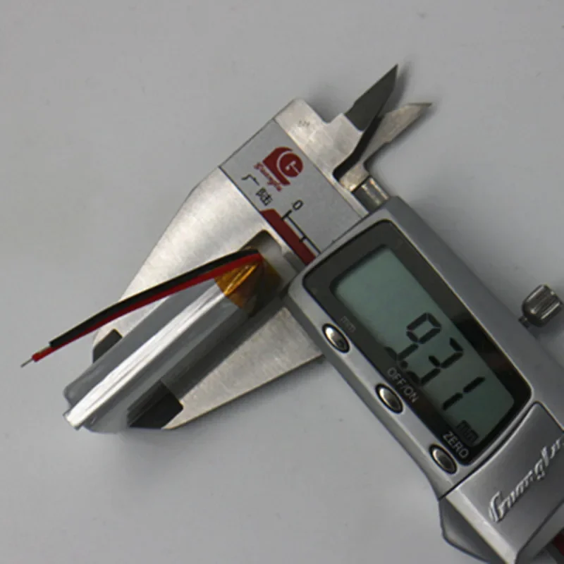 Altavoz Bluetooth audio Un producto Núcleo de batería de polímero de litio de 3,7 V 103040   correo de gran capacidad de 1200 Ma