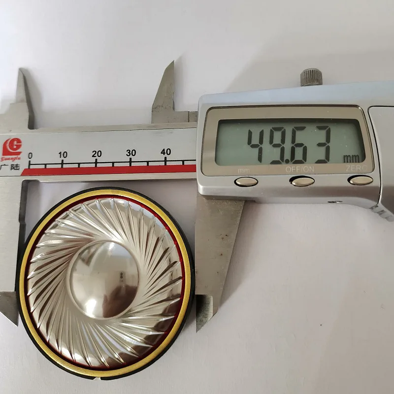 Hifi 50mm Kopfhörer Lautsprecher Einheit Über Ohr Headset Fahrer für Kopfhörer Diy 113db Kupfer Ring Titan Film Neodym Tiefe bass2PC