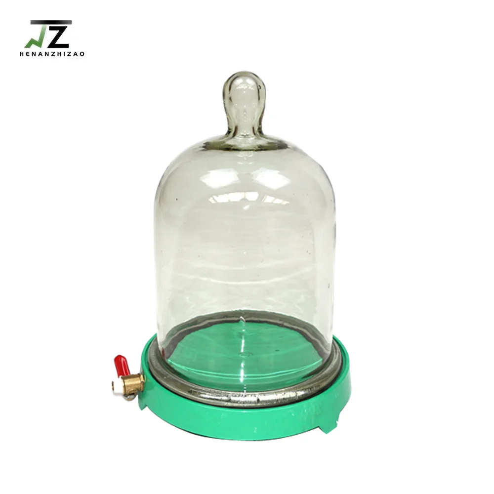 Physics Suction Plate Glass Bell Jar with Vacuum Hood Acoustic Experimental Equipment