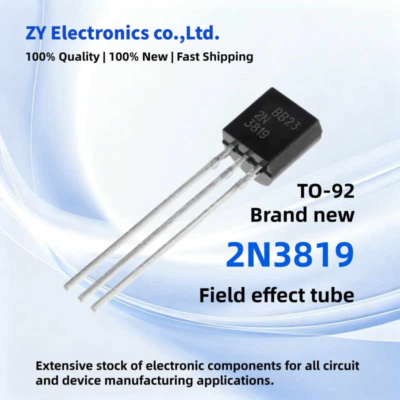 10/100PCS New 2N3819 3819 TO-92 High-power N-channel Field-effect transistor