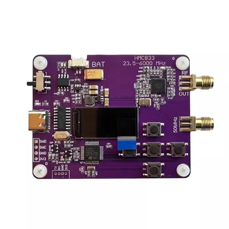 -Générateur de Signal RF MEOF HMC833 avec écran Oled, transmetteur de Source de Signal RF 6Ghz