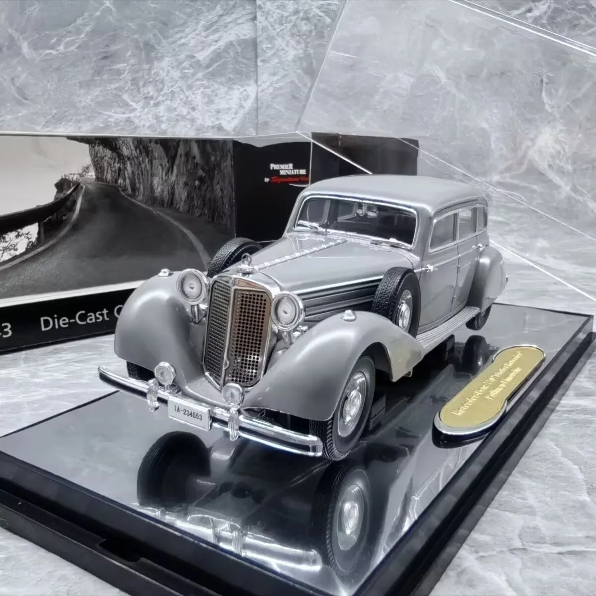

1/43 770K Alloy Classical Old Car Model Diecast Metal Retro Vintage Luxy Vehicles Car Model Simulation Collection Childrens Gift