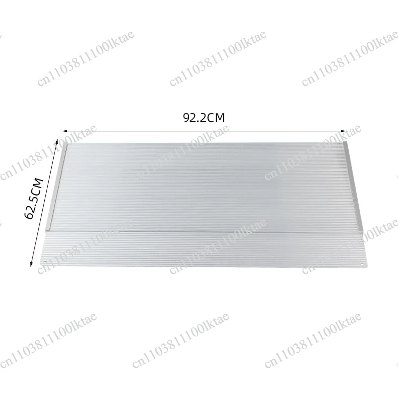 Portable Accessible Wheelchair Ramp Multifunctional Aluminum Ramp Move Down and Up Stairs Ramp Mat