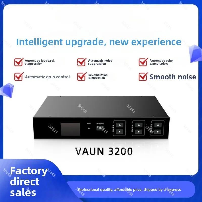 Smart invisible sound amplification system - ai noise reduction & anti-howling, ideal for conferences and teaching