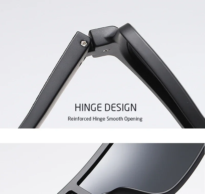 Crixalis 3pcs Mode polarisierte Sonnenbrille für Männer übergroße Spiegel Blends chutz Sonnenbrille männliche Brille Schatten UV-Schutz – Detail 10