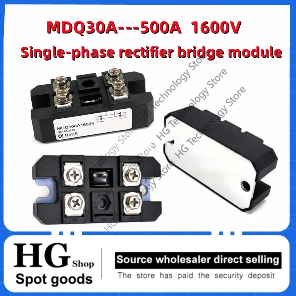 

Single-phase bridge module MDQ100A 1600V Diode MDQ30A 40A 50A 60A 100A 150A 1600V M340 package bridge rectifier