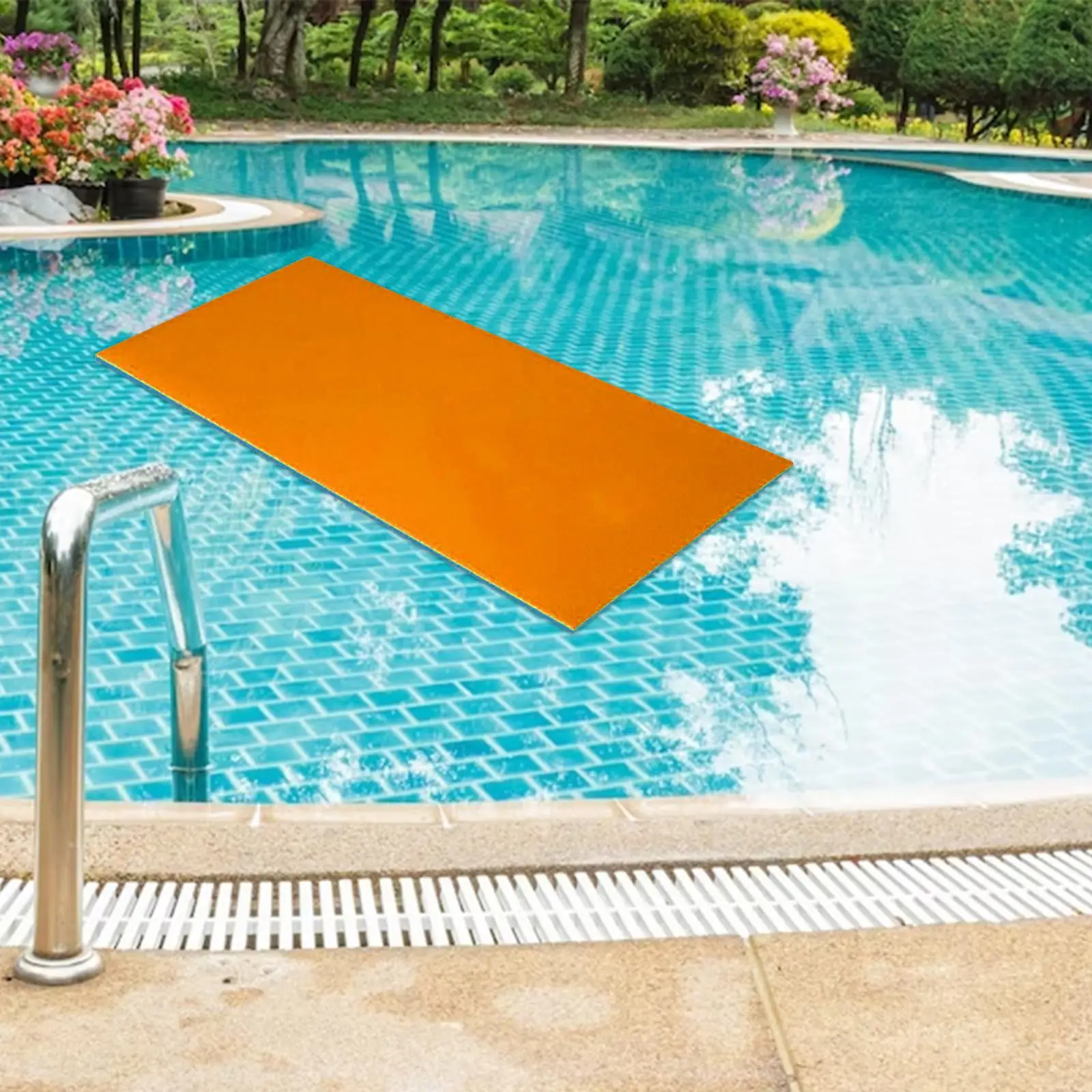 Colchoneta flotante de agua, colchón a la deriva invasable para piscina de río y lago
