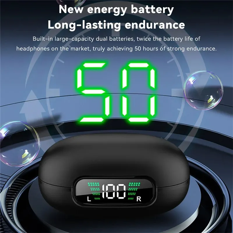 سماعات أذن لاسلكية متوافقة مع البلوتوث HiFi ستيريو رياضية مقاومة للماء مشبك أذن وميكروفون أصفاد أذن مشبك أذن سماعات أذن TWS #6