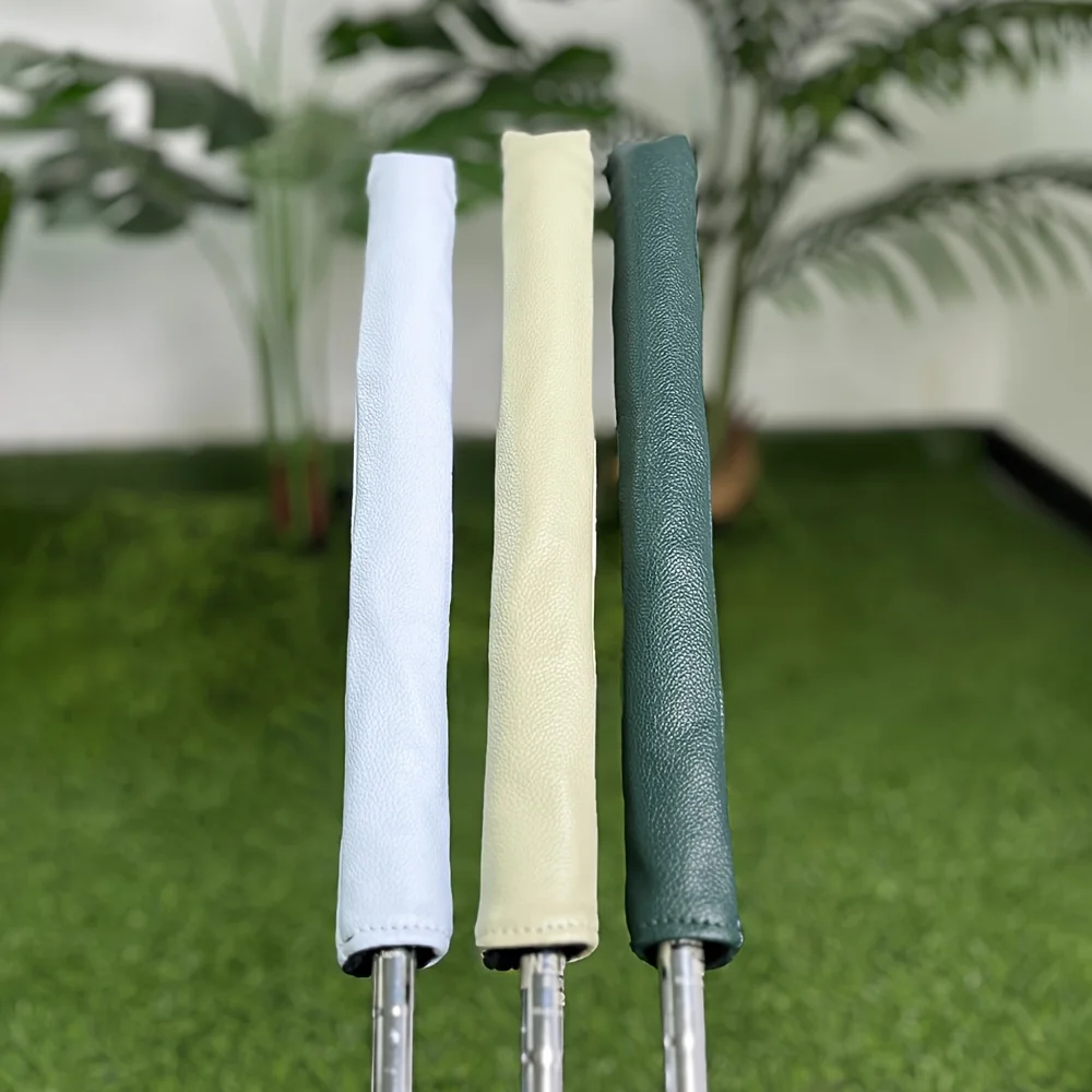 1pc Sense of Simplicity Golf Alignment Stick Cover Sticks Swing Training Cover PU Material Multiple Color Options Available