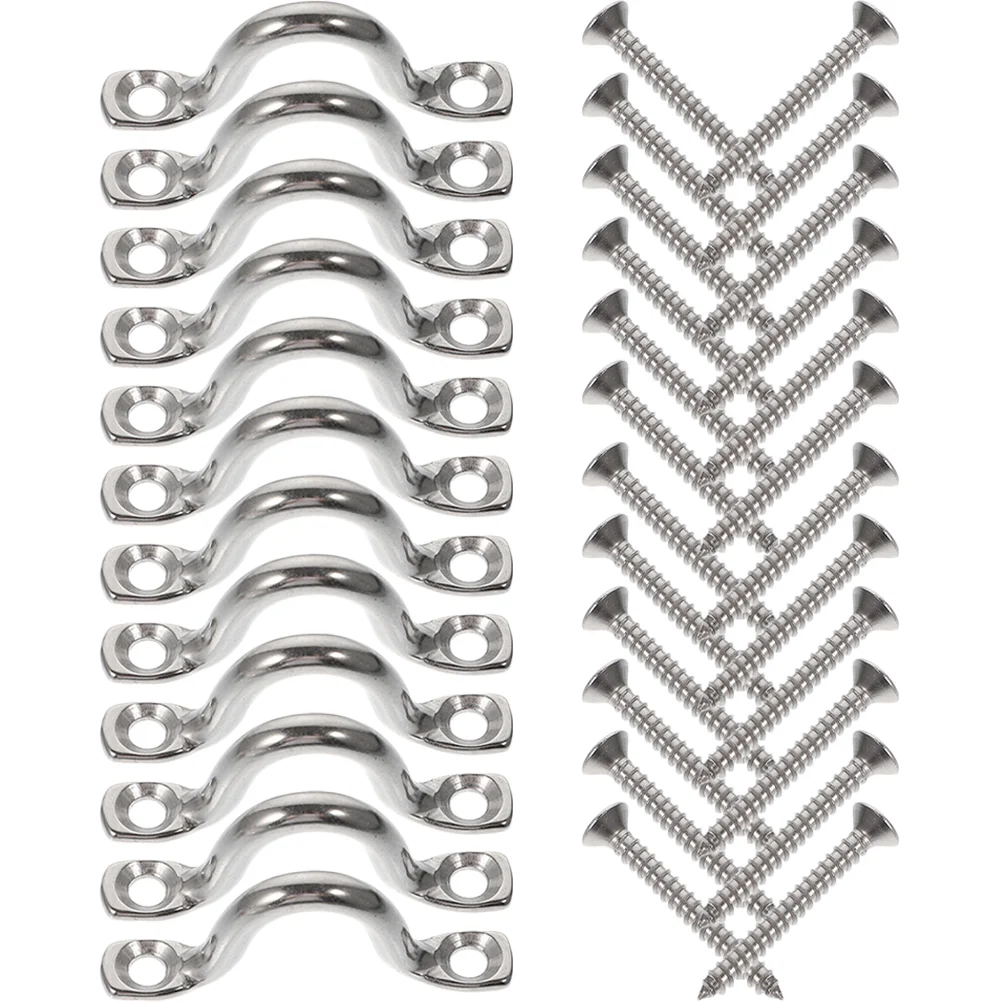 

Pad Eye Straps for Kayak Fixed Ring Tools Stainless Steel Yacht Door Handles Ocean