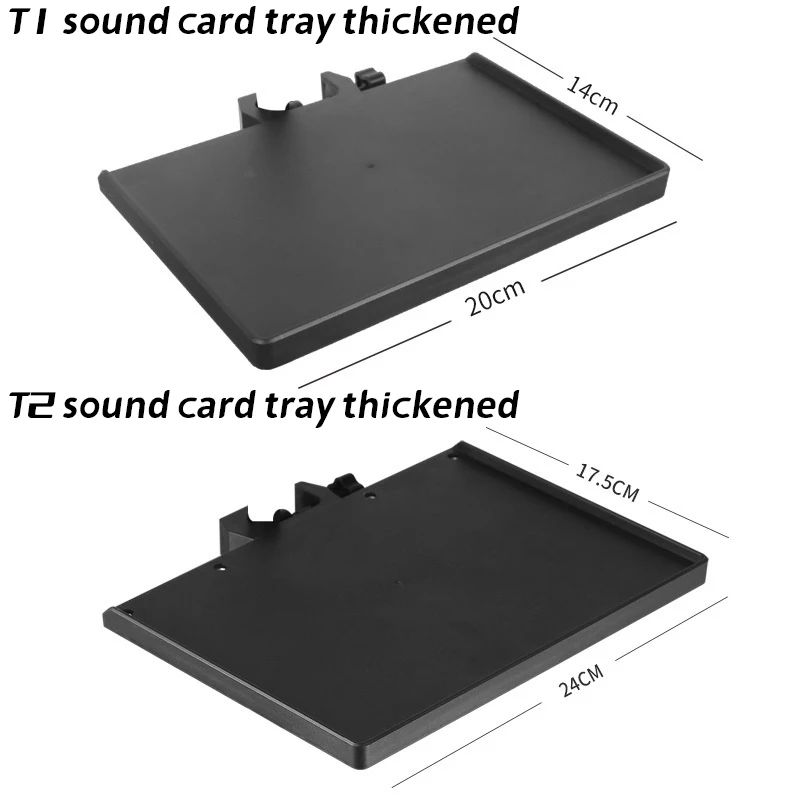 New Microphone Stand Soundcard Tray Clip Holder For Live Tripod Bracket Mic Holder Accessories