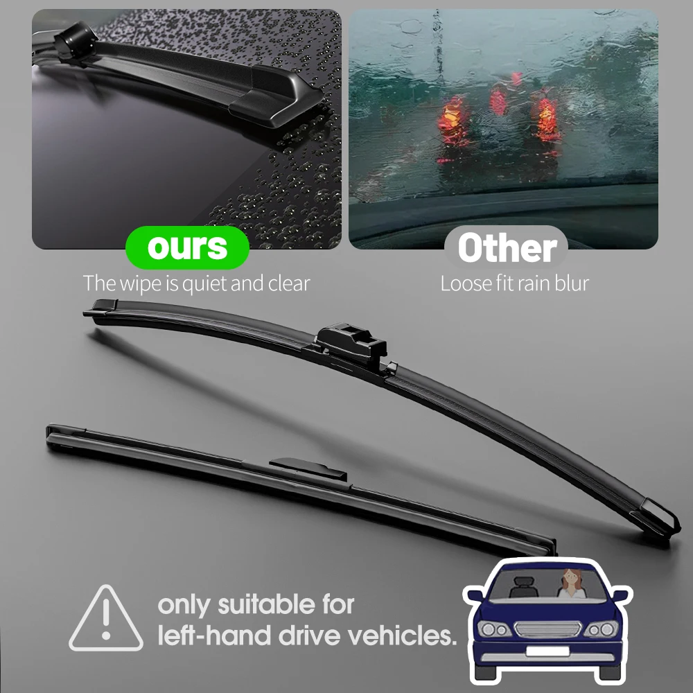 For Mini Cabrio R52 R57 F57 2004-2023 Front Wiper Blades Windshield Windscreen Window Accessories 19