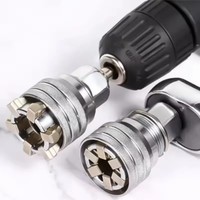 Adjustable magic socket multifunctional hexagonal socket ratchet wrench hand drill screw tightening tool accessory set