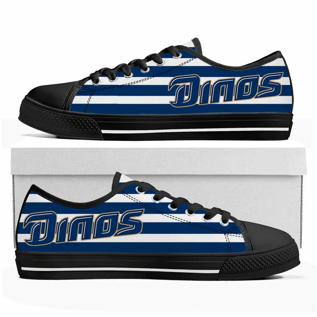 다이노스 Dinos baseball Low Top Sneakers Mens Womens Teenager Canvas High Quality Sneaker Casual Custom Made Shoe Customize DIY Shoe