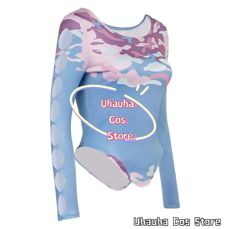 {Uhauha Cos} Akpop شيطان هنتر سيلين أزياء تنكرية لحفلات الهالوين كرنفال لعب الأدوار زي الدعامة disfraz mujer guerreras