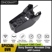 SINOSMART Novatek 1080P Special Car Wifi DVR for Volvo XC40 Electric Model 2022 Control by Mobile Phone App SONY IMX307