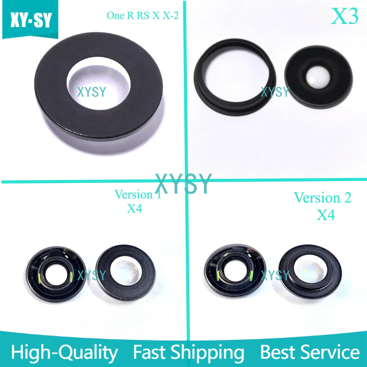 Lens Glass Fish Eye for Insta 360 ONE X2 / ONE X /ONE R / RS X3 X4 Action Camera Repairing Parts Accessories
