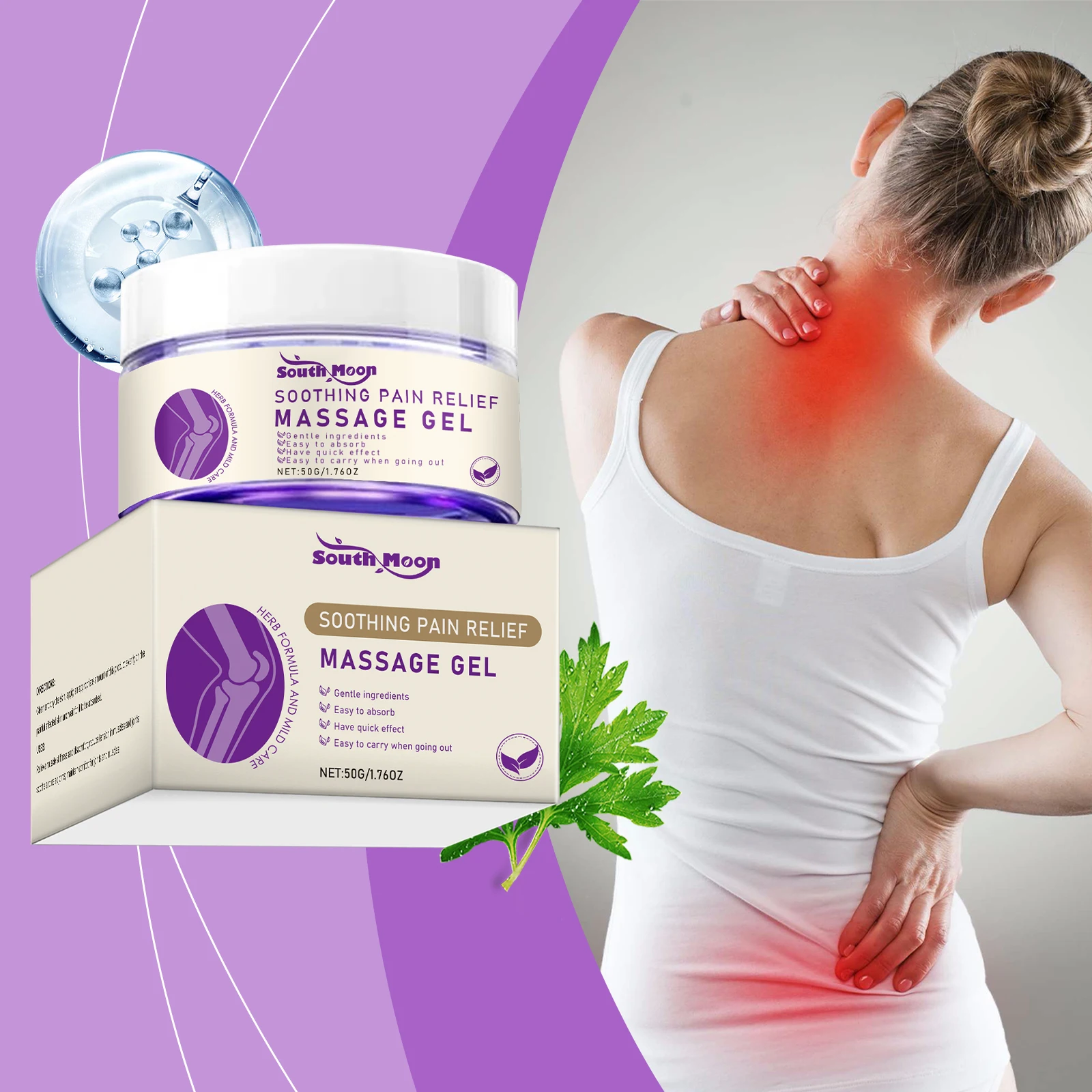 Body Care Gel - Soothes, Comforts, Nourishes and Protects Joints, Knees, Elbows and Shoulders for Daily External Application