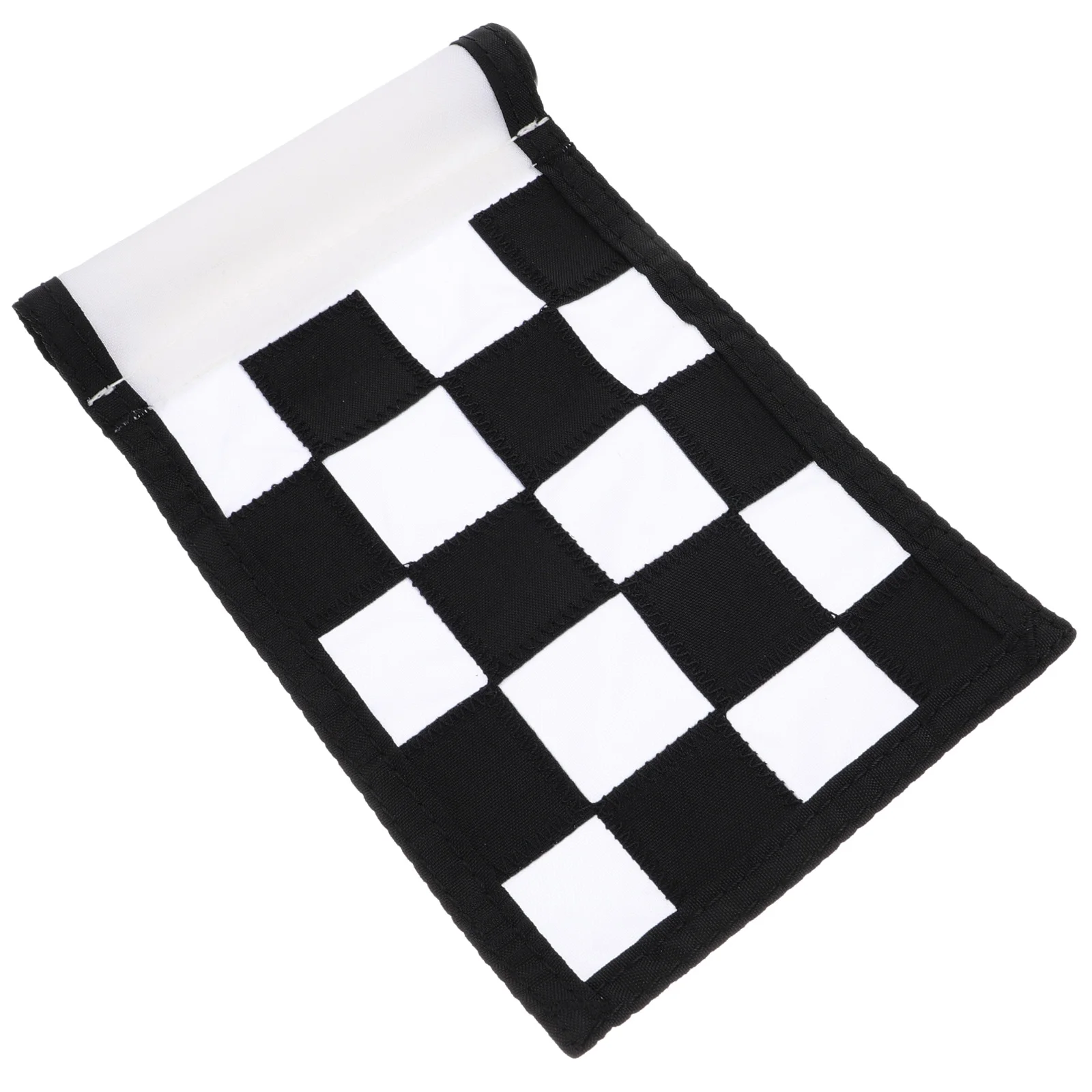 Green Checkered Flag Mini Pin Flags Portable Outdoor Sign Putting Training Golf