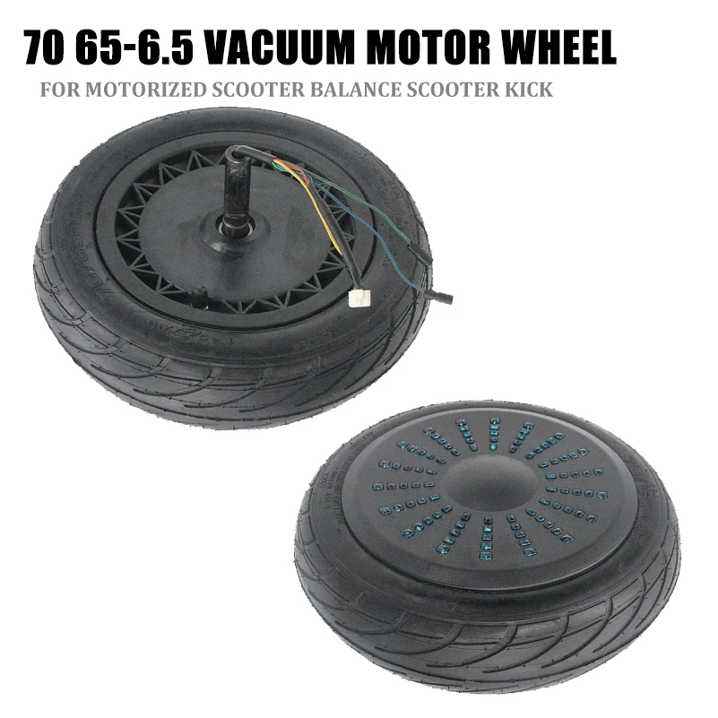 

For Xiaomi Mini Electric Balance Car Motor Scooter Moter Accessories 70/65-6.5 Tubeless Tyre 10 Inch Hub