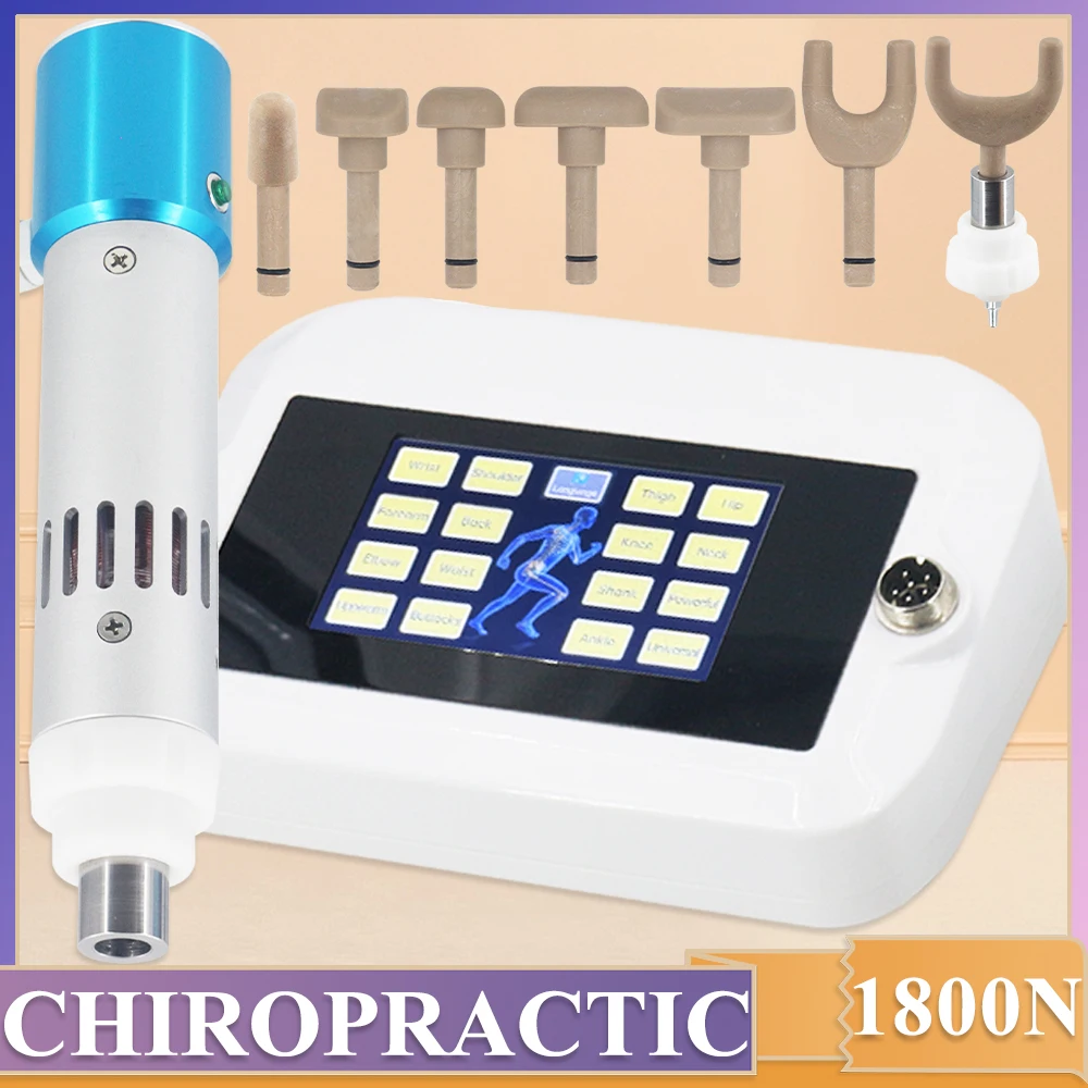 New Electric Correction Gun 1800N Chiropractic Adjusting Tool Muscle Relaxation Massage Joint And Cervical Pain Relief Massager