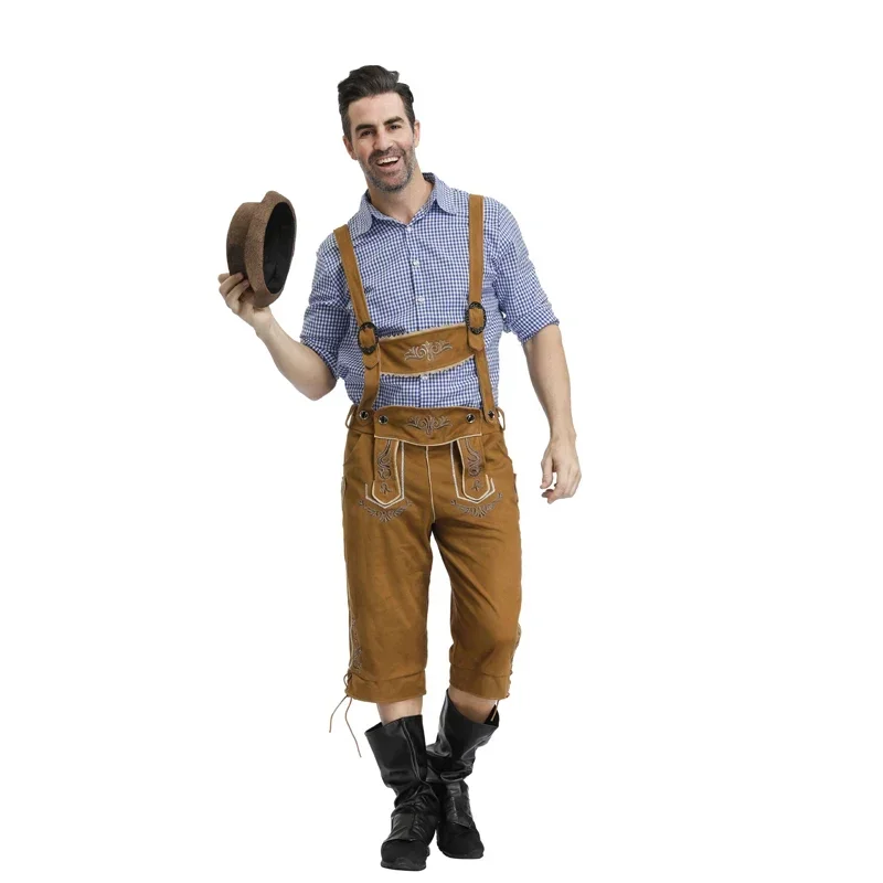 Ensemble de olympiques d'Oktoberfest pour hommes, bière de festival allemand, cosplay, taille adulte, Halloween, bavarois