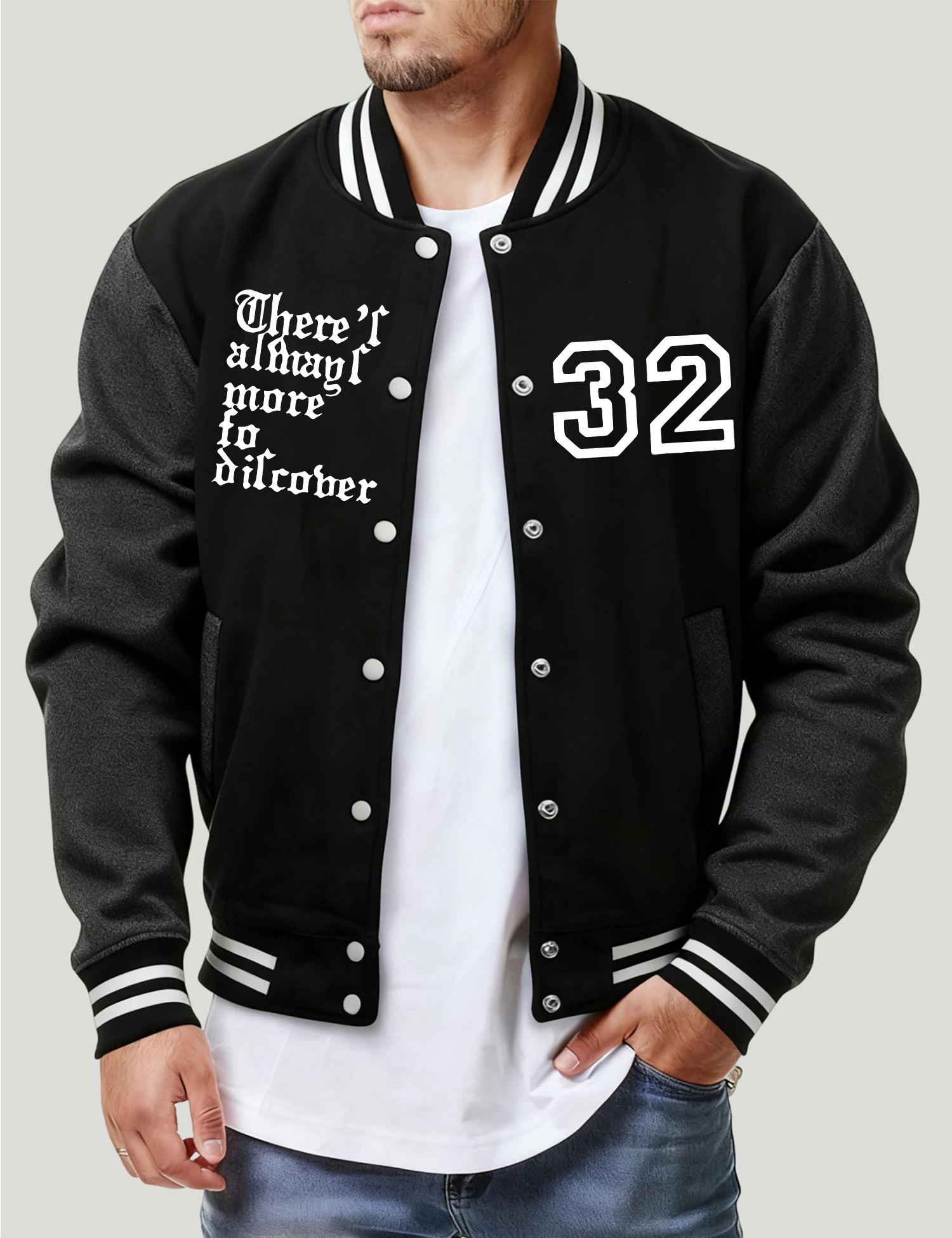 

Мужские куртки с художественными буквами и цифрами 32, винтажная свободная спортивная одежда, простая модная одежда, флисовая уличная одежда унисекс