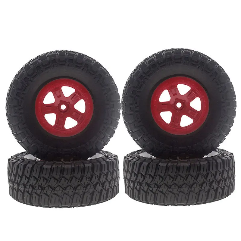 1 Set For Huanqi 727 Remo Dead Mouse 10 Type a Durable Tires Spare Parts Tires 120mm in Diameter for 1/10 Short Course Truck