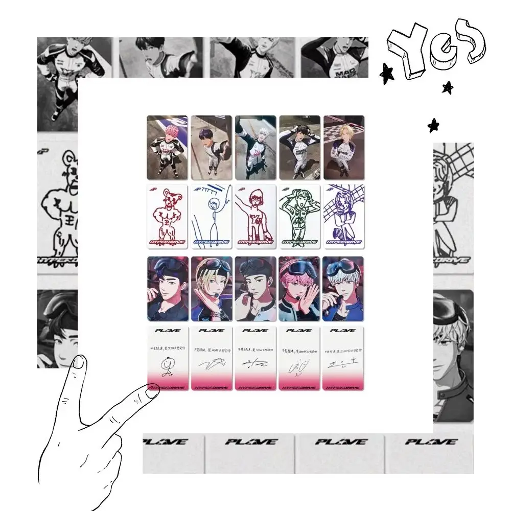 Hot Idol Hamin Yejun Plave Character Prop Double Sides Lomo Card Noah Bamby Eunho Korean Style Fashion Glossy Selfie Photocard