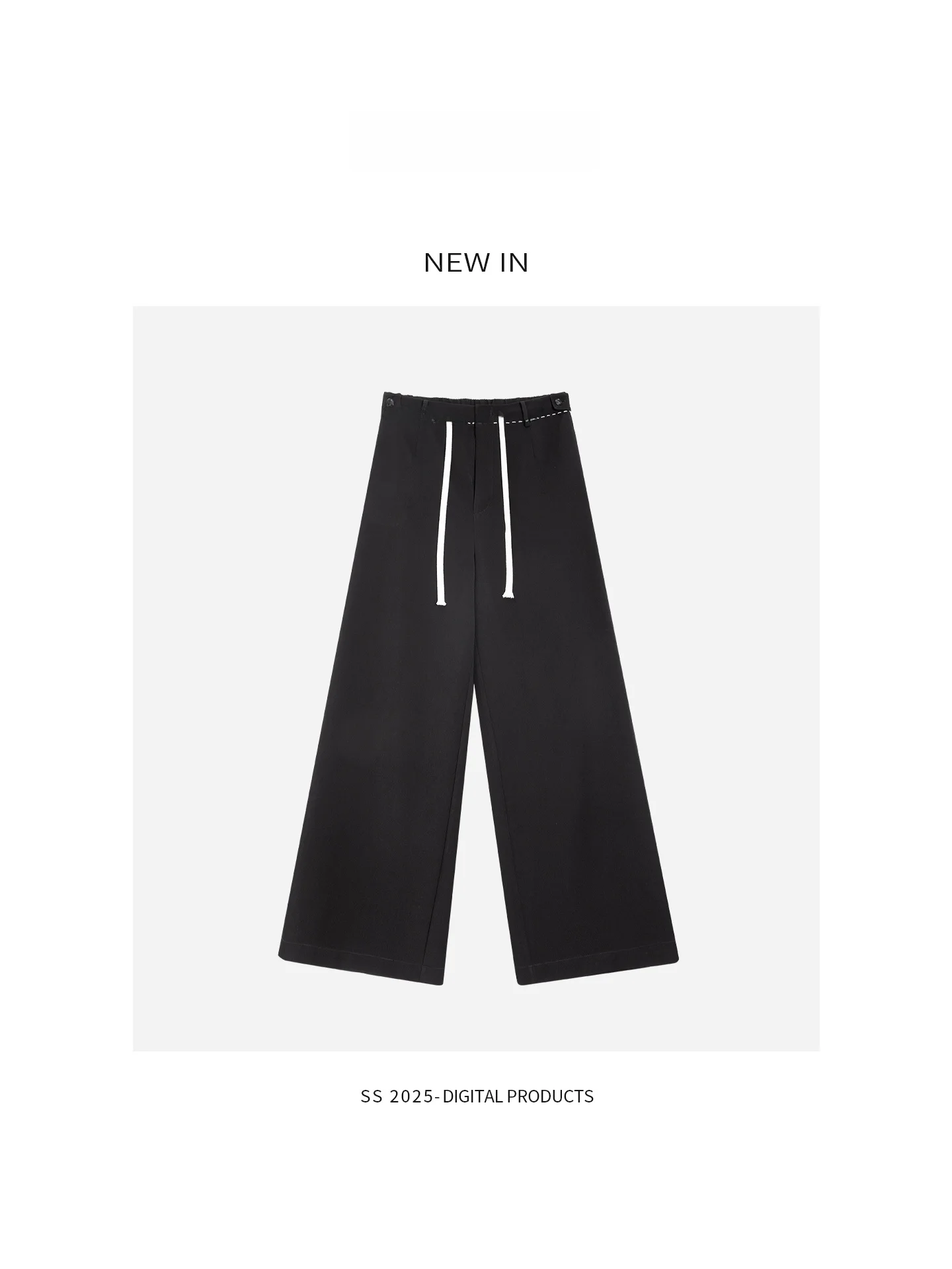 

Свободные повседневные черные брюки с завязками на талии, прямые, в стиле lazy, женские, модные, осенняя новинка Asourda, удобные брюки