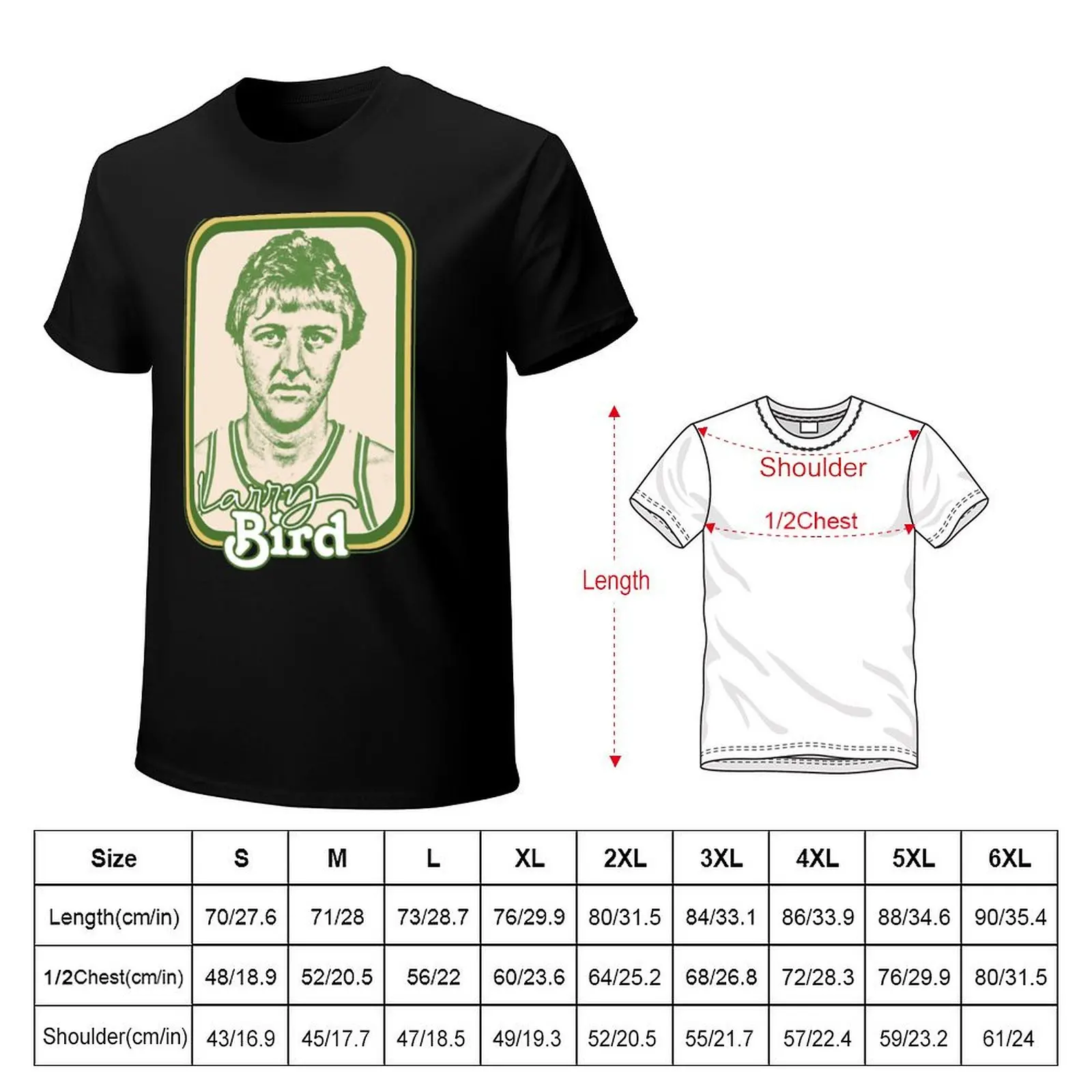 Larry Bird T-Shirt anime stuff kawaii clothes shirts graphic tees funny meme t-shirts Short sleeve tee men