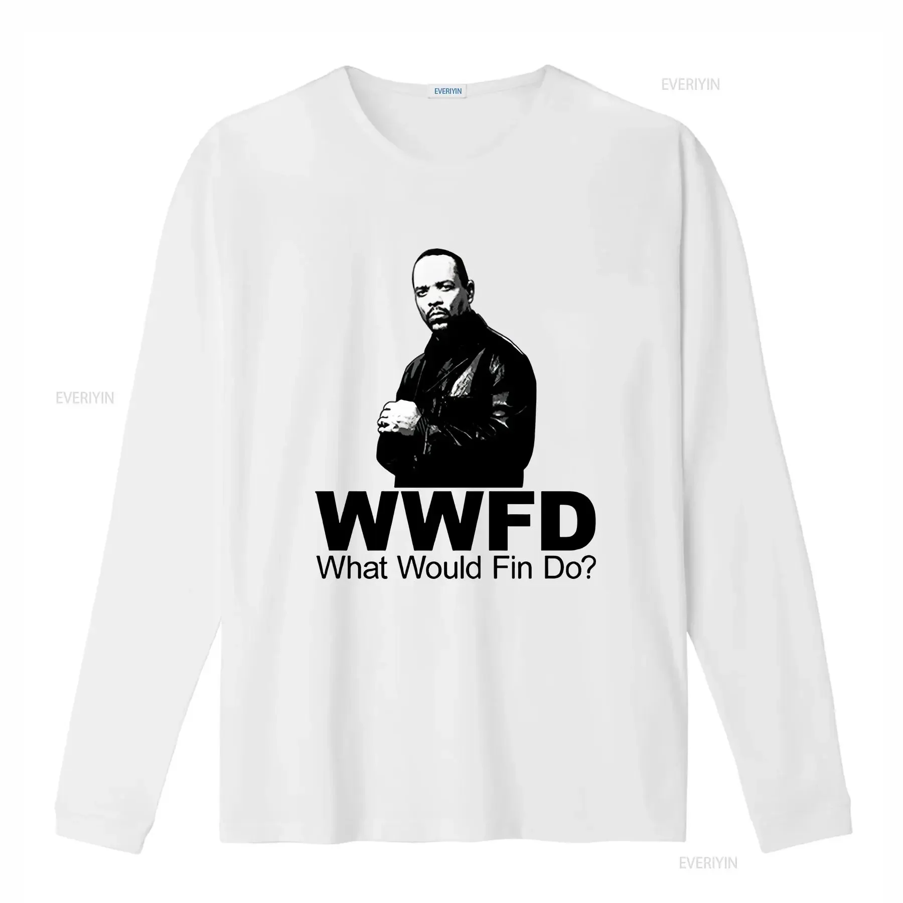 Wwjd Fin Tutuola Law And Order T Shirt vintage Washed designer clothes Unisex fashion Stylish Top For Everyday Wear Soft