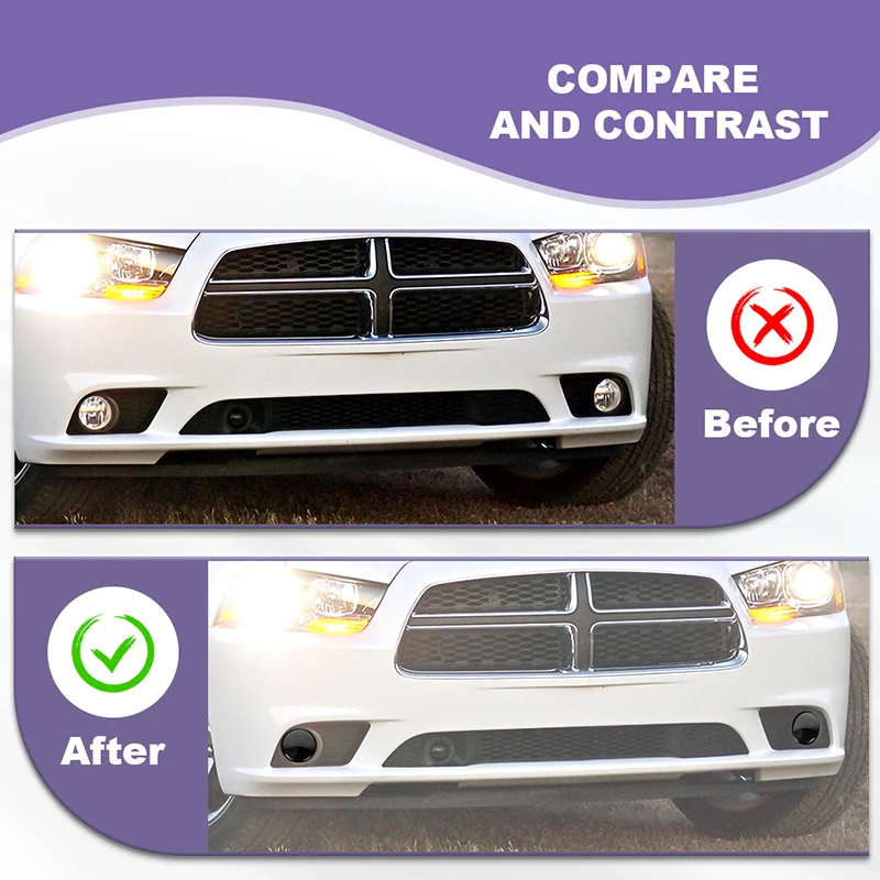 elf bar vape uk BAWA Front Fog Light/Headlight/Taillight Decoration Cover for Dodge Charger  2011 2012 2013 2014 Car Exterior Accessories