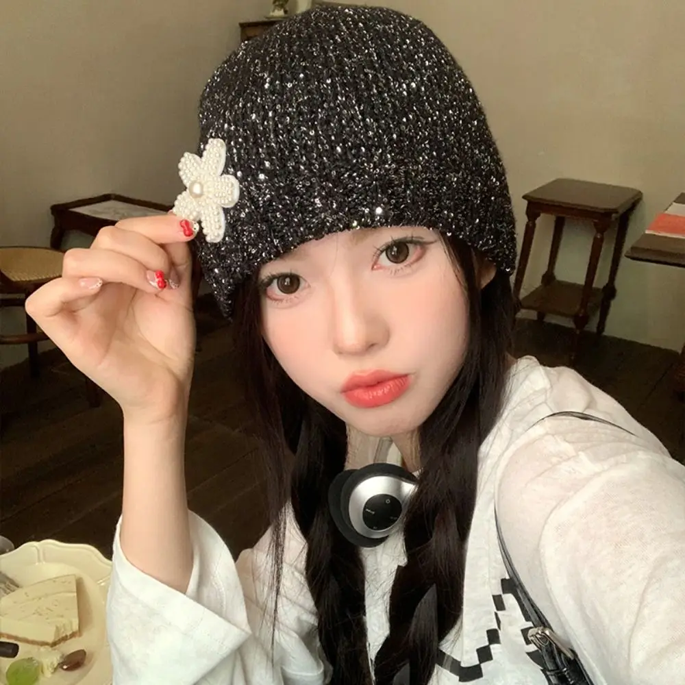 casual-vintage-lantejoulas-malha-chapeu-bowknot-oco-gorro-chapeu-jennie-estilo-fino-tecido-bone-outono