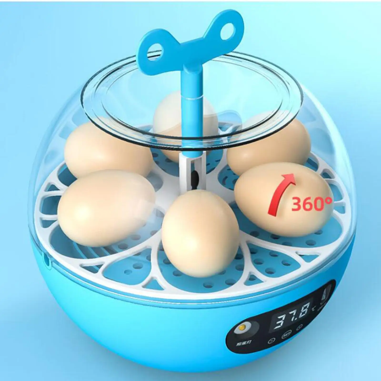 Egg Incubator Automatic Digital Poultry Hatching Machine, Automatic Egg Turner Temperature Control for Chicken Ducks