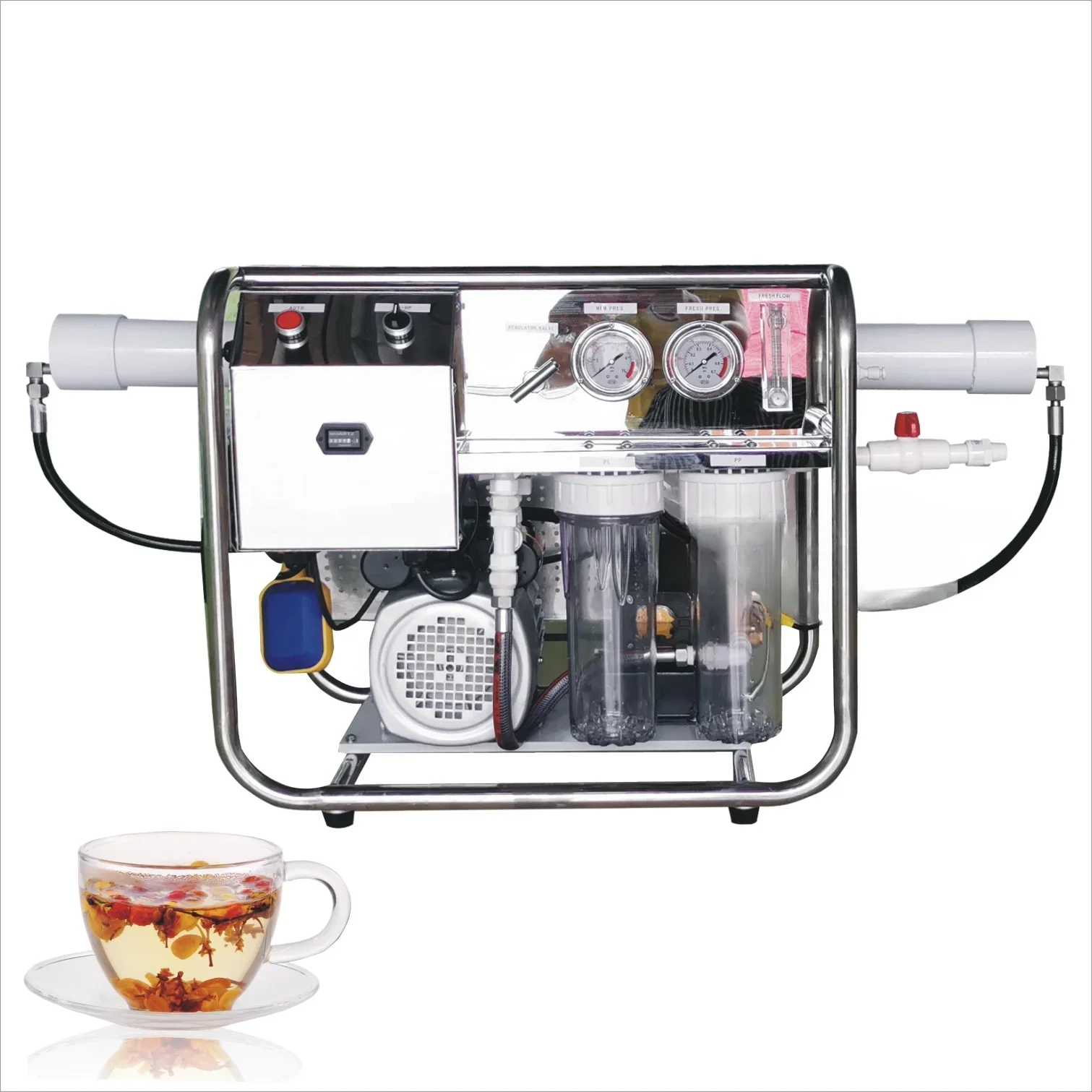 Reverse osmosis separation technology, VR1000L Binhai Hotel small mobile desalination machine/household desalination machine