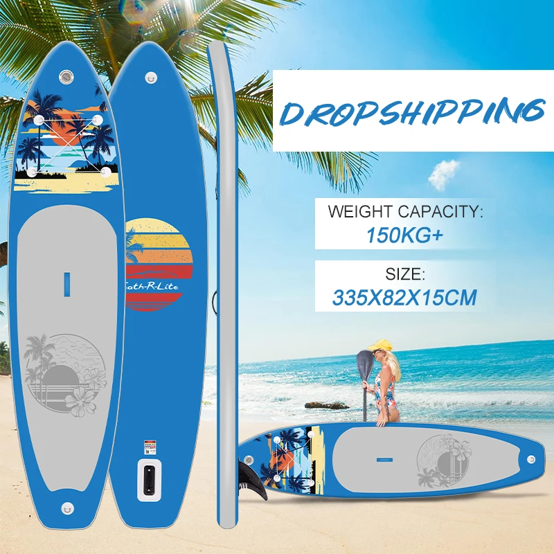 

Fly Eagle Factory Direct Inflatable SUP Board Wholesale Surfbrett Planche De Surf Dropshipping Made Durable Drop Stitch Material