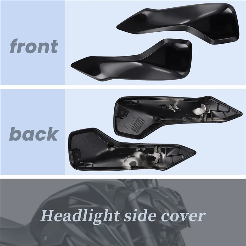 

Trending Motorcycle Headlight Fairing Upper Nasal Mask Front Steering Signal Bracket For MT-07 MT07 2021-2023