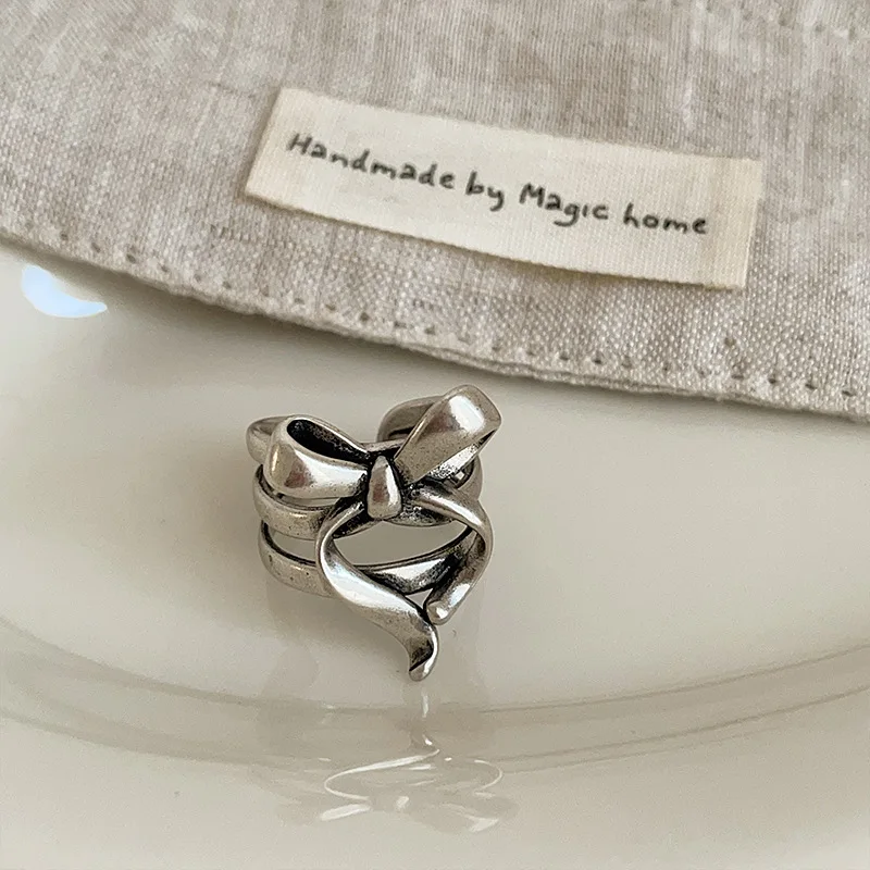 

Винтажное кольцо с узлом, уникальное, эффектное, универсальное, модное женское украшение-аксессуар