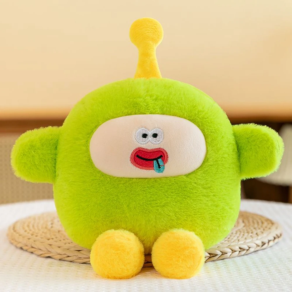 28CM Cute Funny Short Hair Little Monster Plush Toy Ugly Super Soft Kawaii Small Dolls For Children's Birthday Gifts