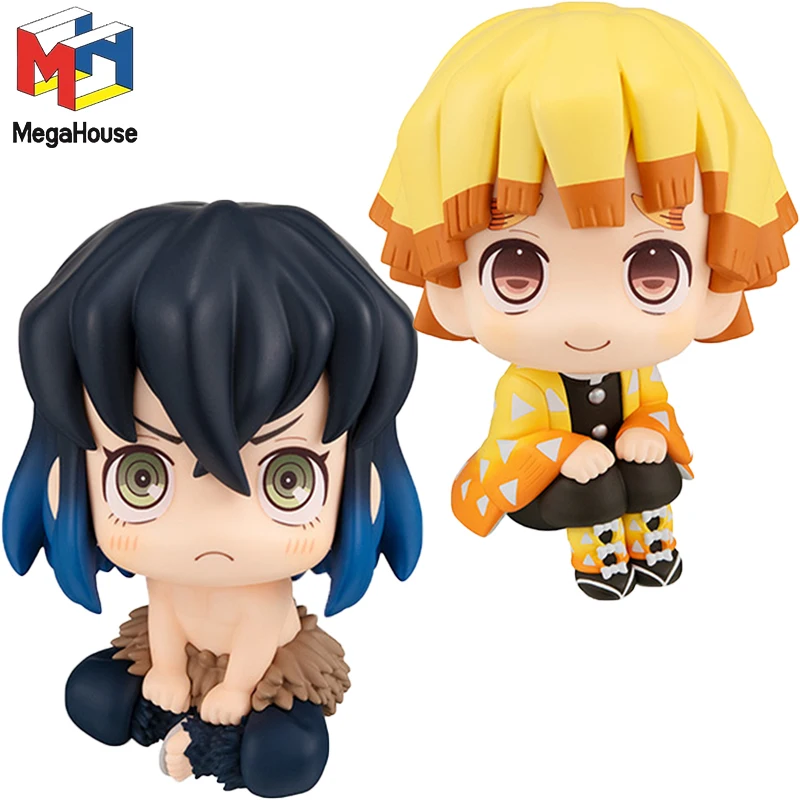 

In Stock Genuine Original Mega House Look Up Agatsuma Zenitsu & Hashibira Inosuke Demon Slayer Action Anime Figure Doll Ornament