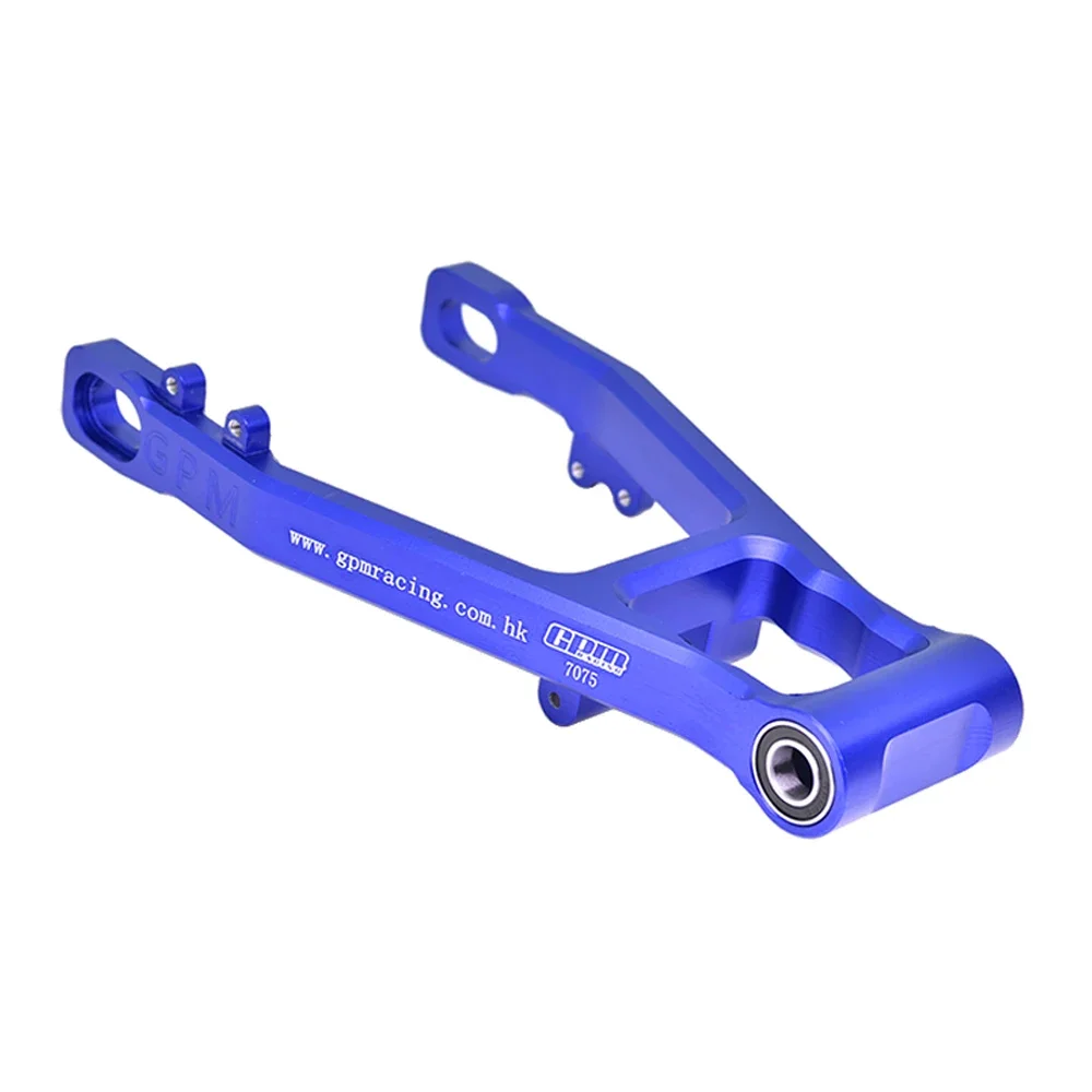 GPM para LOSI 1/4 PROMOTO-MX Promoto-SM FXR motocicleta RC coches piezas de mejora Metal aleación de aluminio 7075 brazo oscilante trasero LOS264000