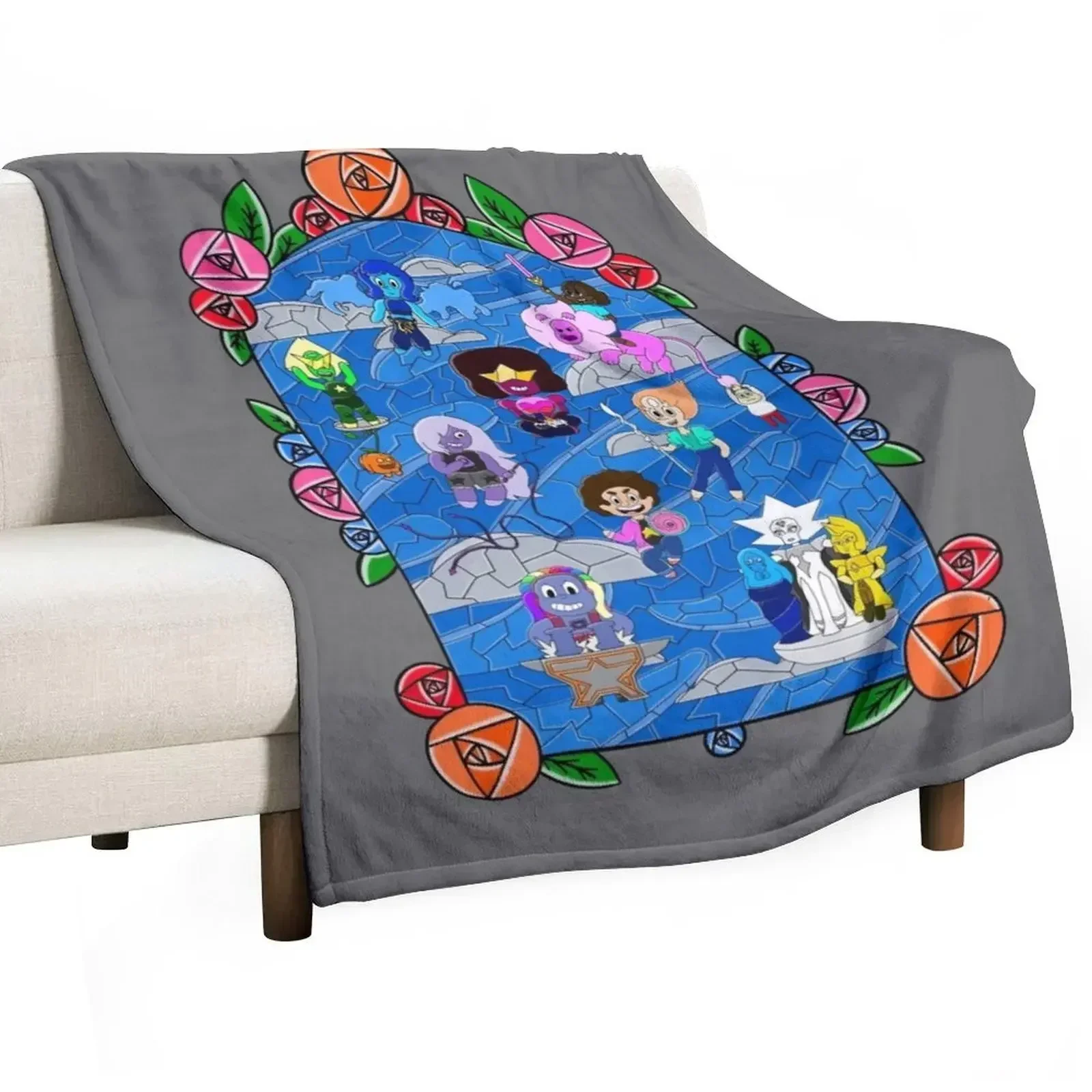 

Steven Universe Stain Glass Window Throw Blanket Nap Designers Blankets