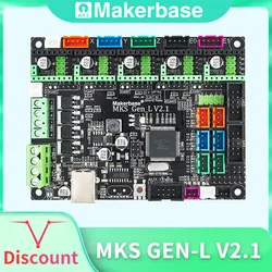 Makerbase-Placa de Control de piezas de impresora 3D MKS Gen_L 2,1, compatible con TMC2209 2208, modo Uart Gen L