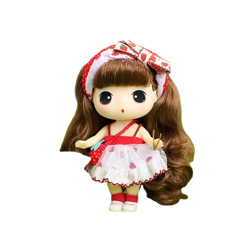 ddung Spring and summer costume Joint doll cute cure gift small strawberry