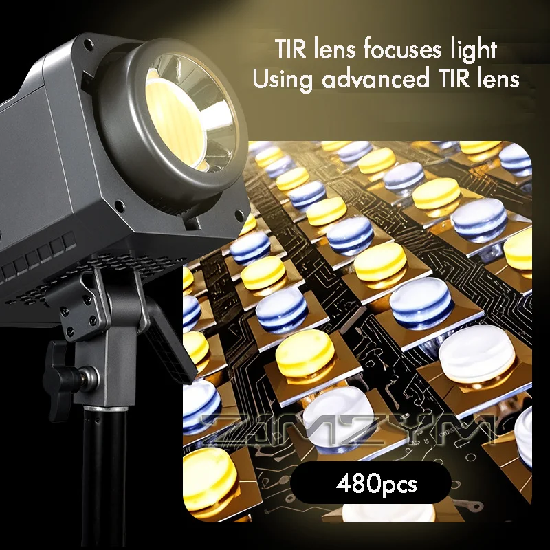 Fill Light,Photography Lighting,100W Dual-Color Temperature, Lighting Equipment For Live Streaming/ Studio Shooting, Spotlight